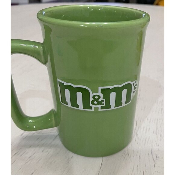 M&M's Green Man Mug Mars Licensed MM 3D Coffee Cup Mug Collectible - Picture 2 of 3
